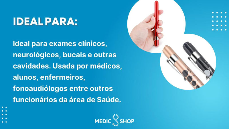 Lanterna Clinica medica  DOCBEAM - Personalizavel Com Seu Nome